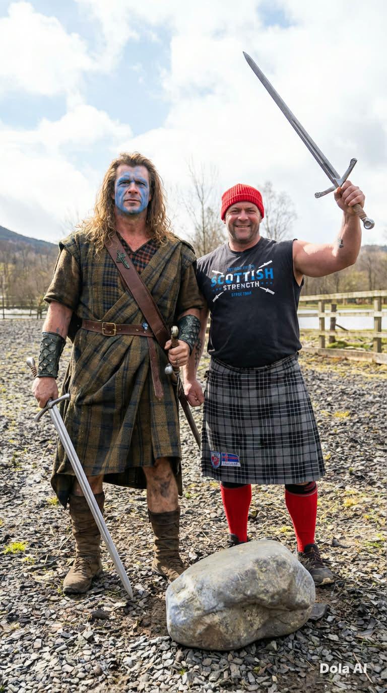 Wallace Putting Stane Day Part 2